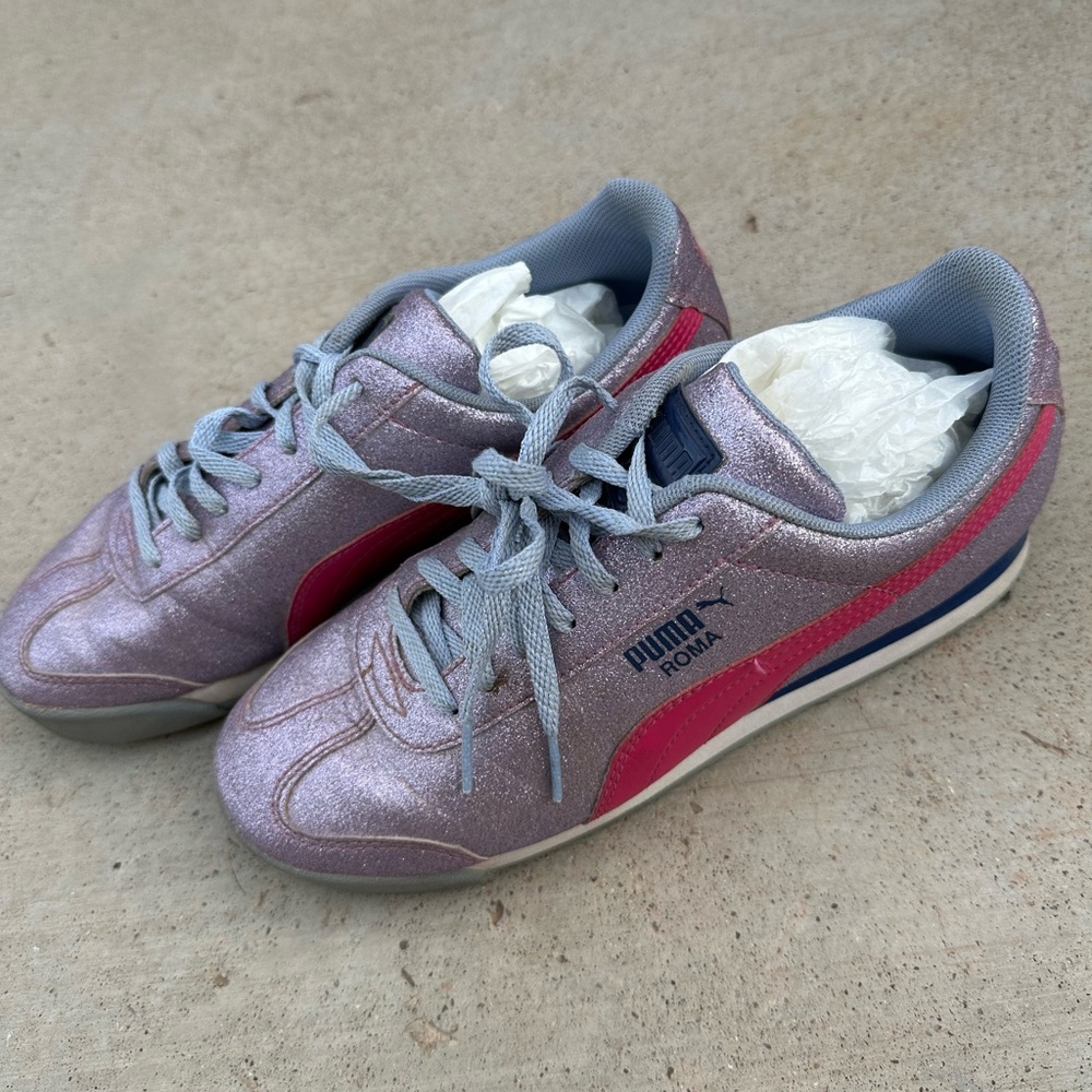 Puma Sneakers - Pink and Silver